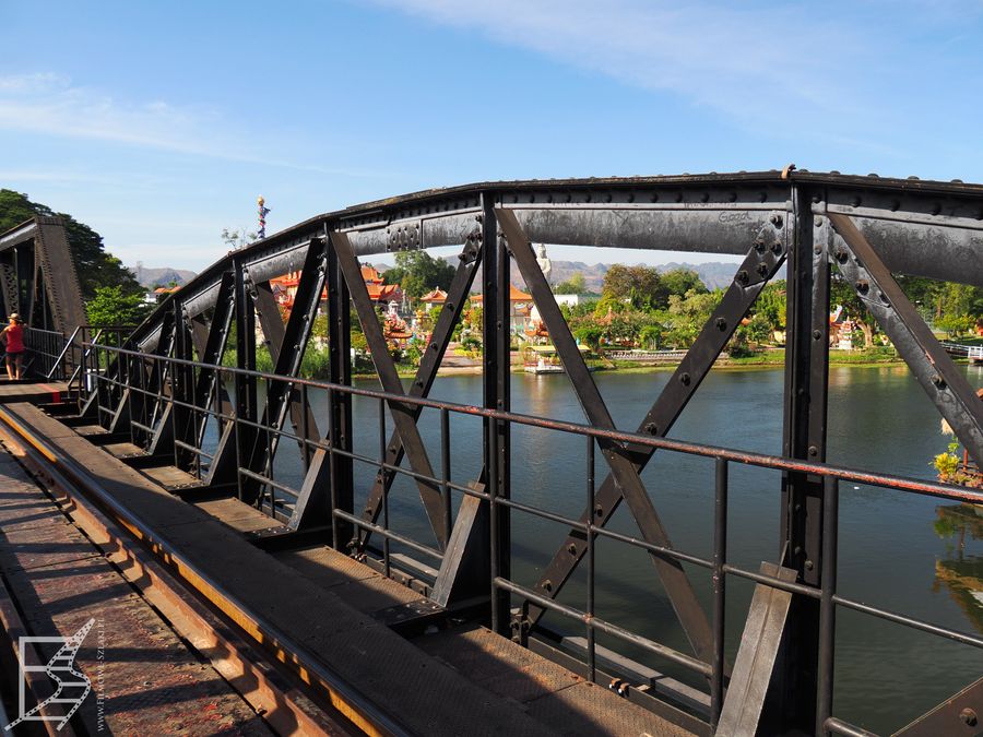 Nie jest to oryginalny most na rzece Kwai, a powojenna konstrukcja