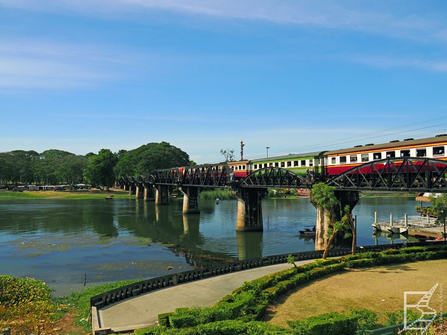 Most na rzece Kwai w Kanchanaburi