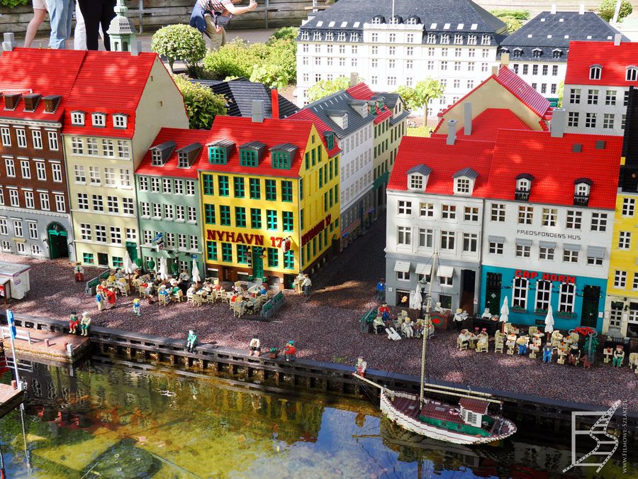 Nyhavn w Kopenhadze w wersji z LEGO (Legoland w Billund)