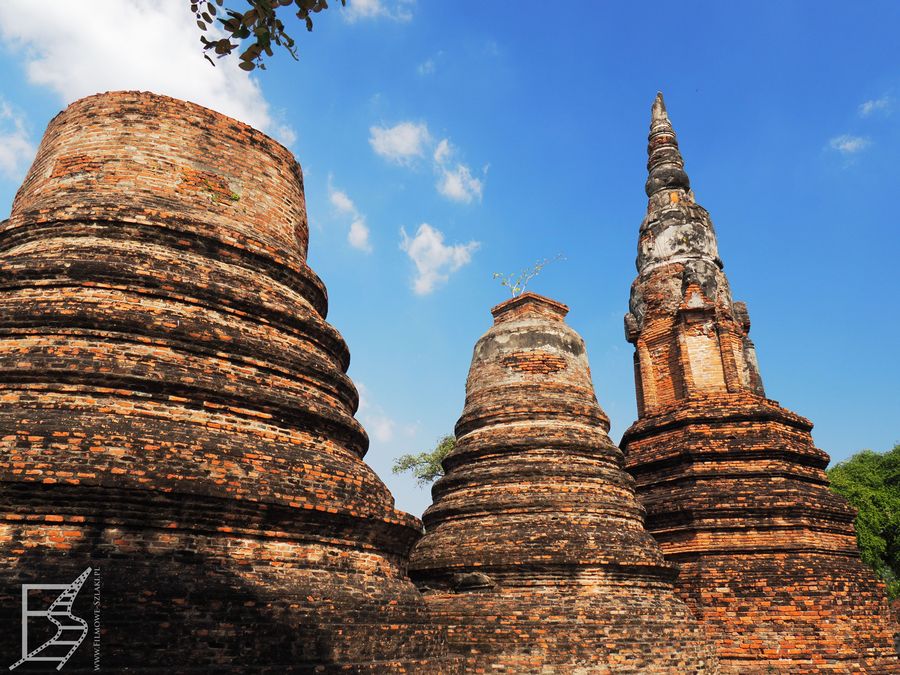 Wat Phra Ram jest stosunkowo niewielki (Ayutthaya)