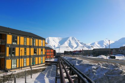 Centrum Longyearbyen, Spitsbergen, Svalbard