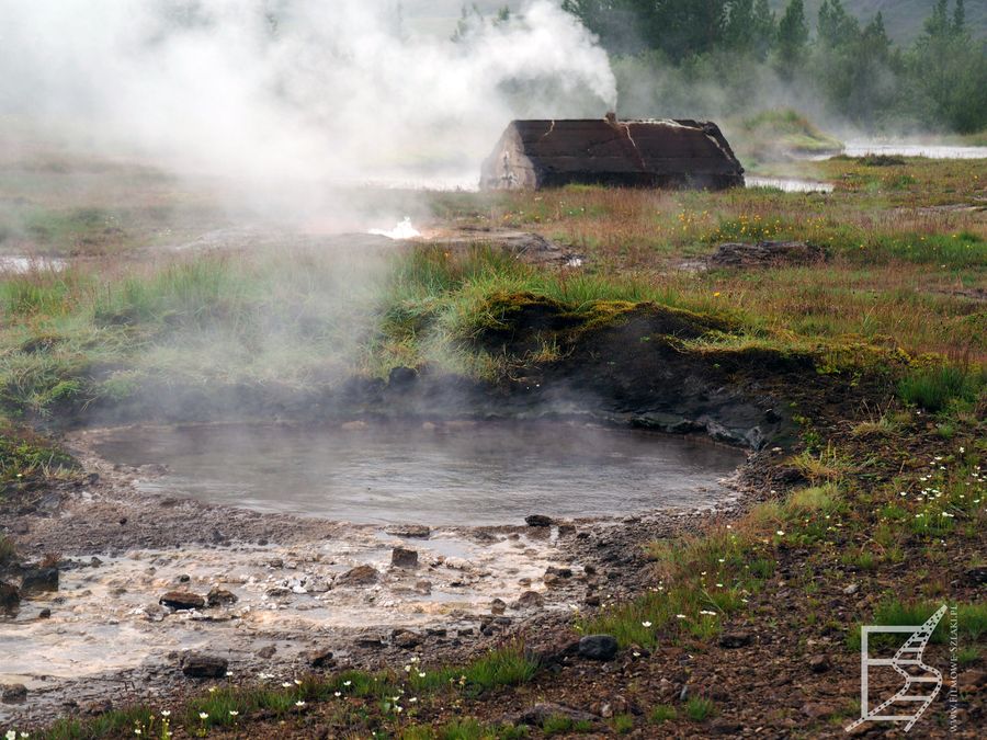 Okolice Geysir i Strokkur