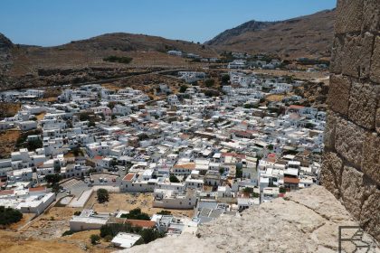 Lindos z Akropolu