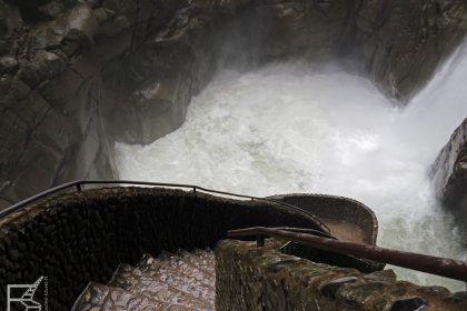 El Pailón del Diablo, okolice Baños de Agua Santa