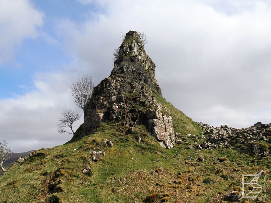 „Ruiny” zamku Ewen w Fairy Glen