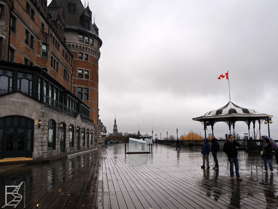 Zamek Frontenac to jedna z ikon Quebecu