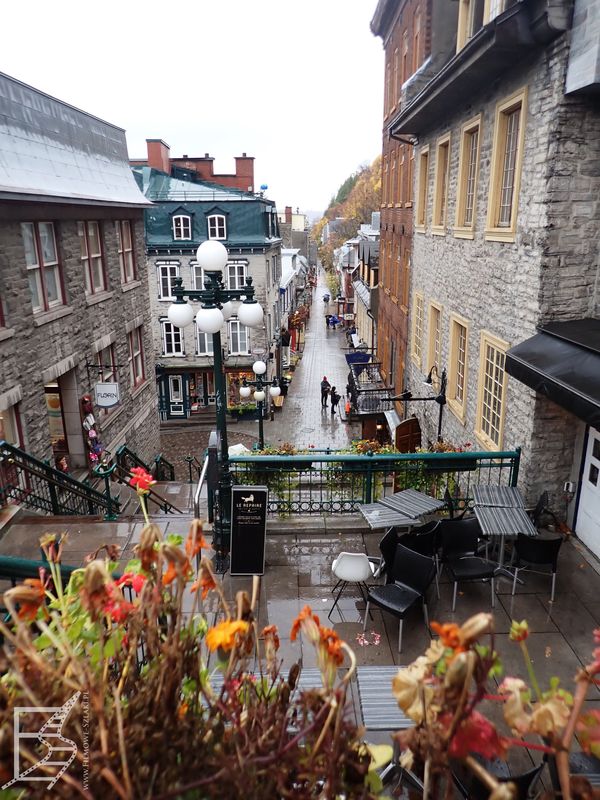 Zejście na Rue Petit Champlain