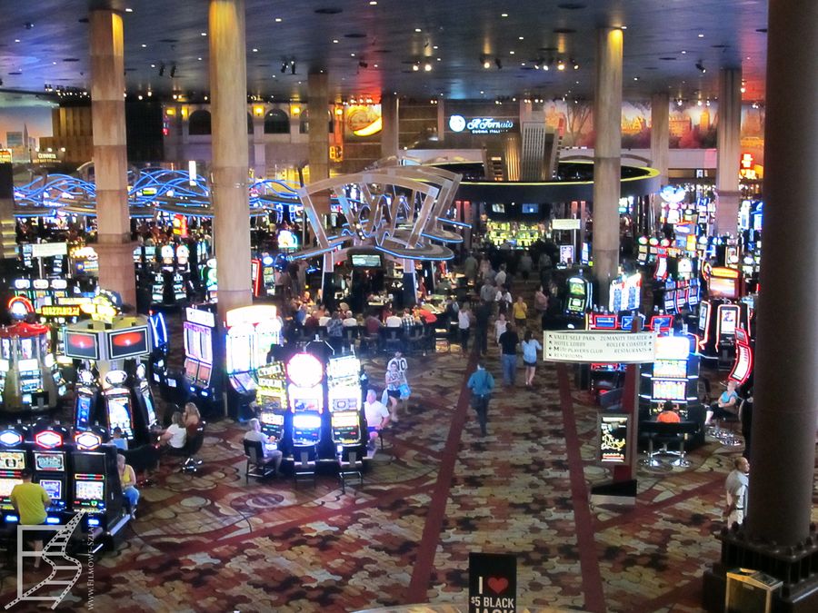 Wnętrza kasyna w Las Vegas