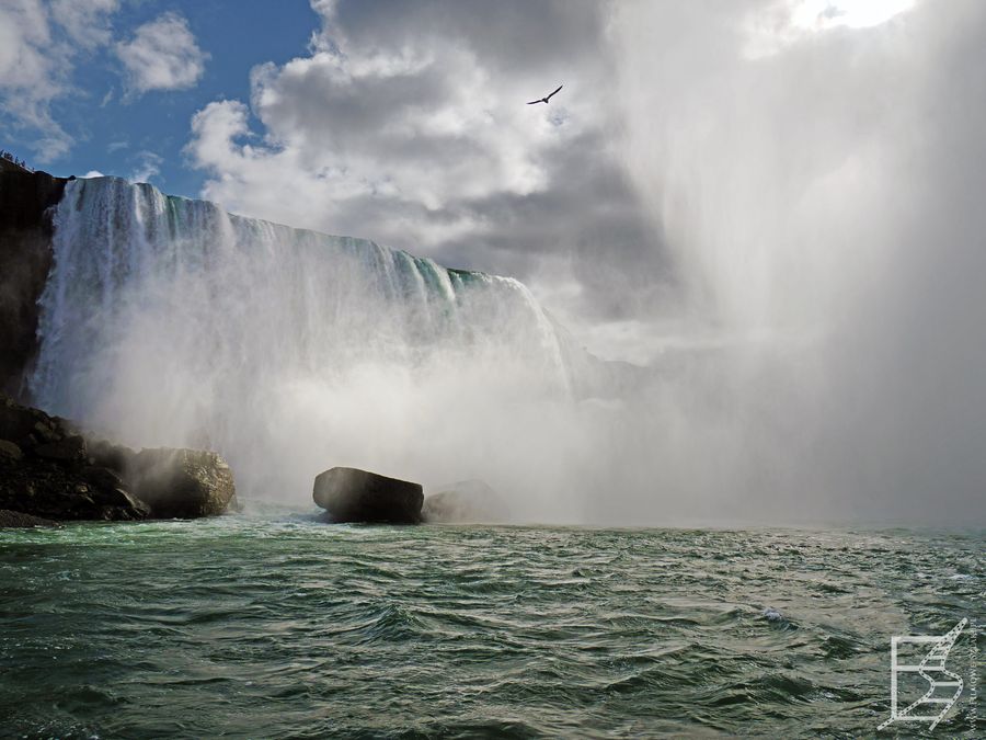 Wodospad Niagara w pogodny dzień