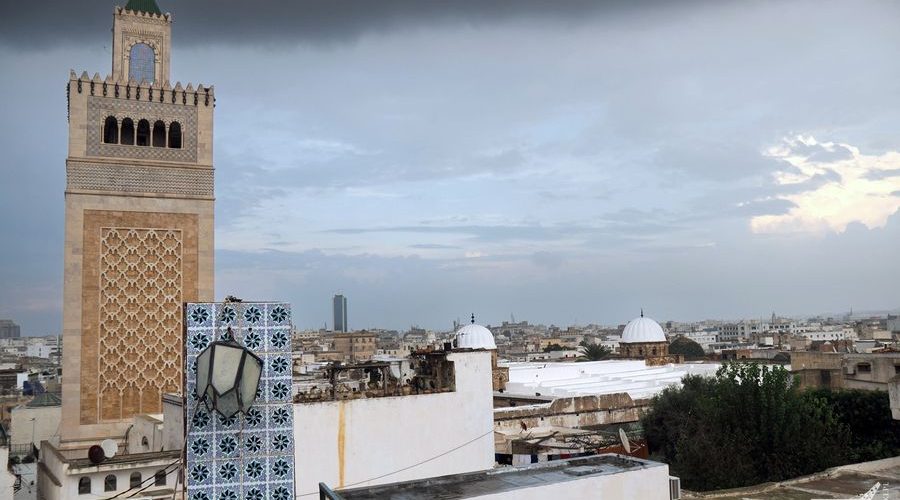 Tunis, widok na medynę