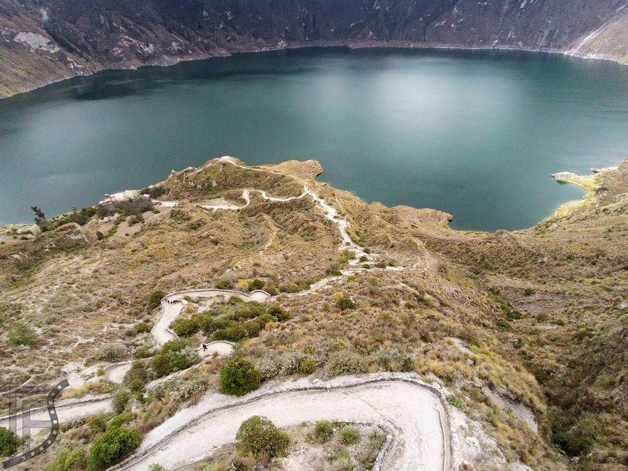 Laguna Quilota w Ekwadorze