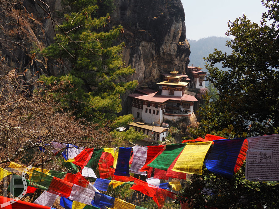 Widok na Taktshang Goemba