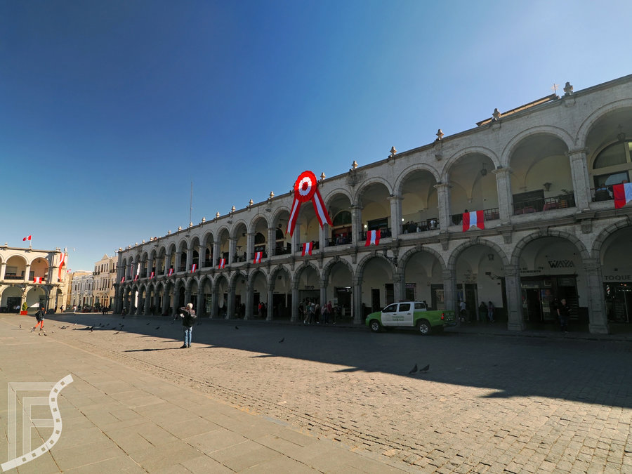 Arequipa - Plaza de Armas, czyli centralny plac w mieście