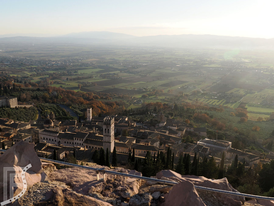 Widok z cytadeli na Asyż
