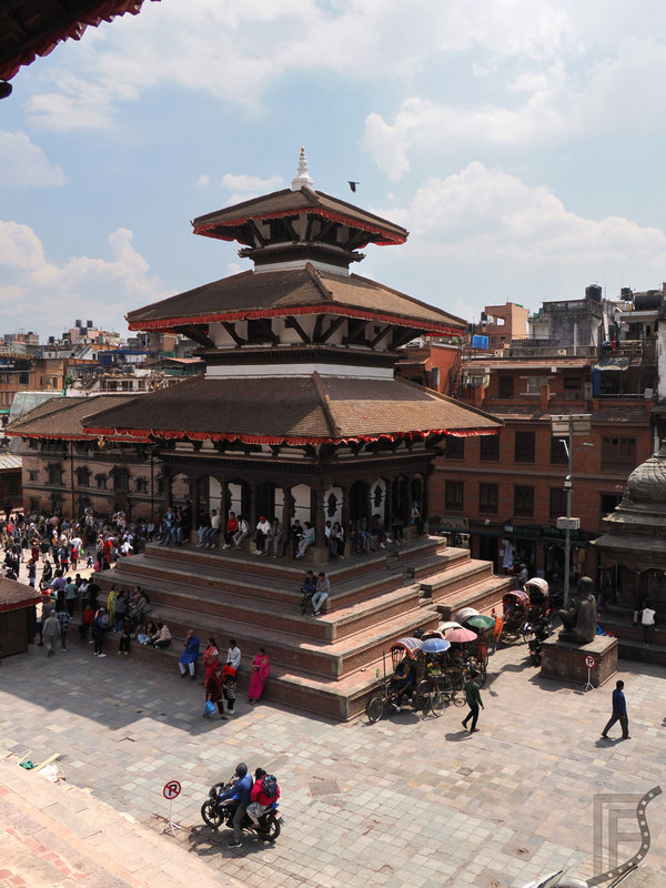 Stupy na placu Durbar w Katmandu
