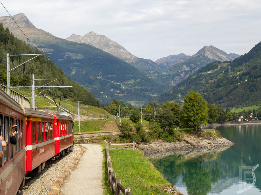 Bernina Express z Tirano do St. Moritz