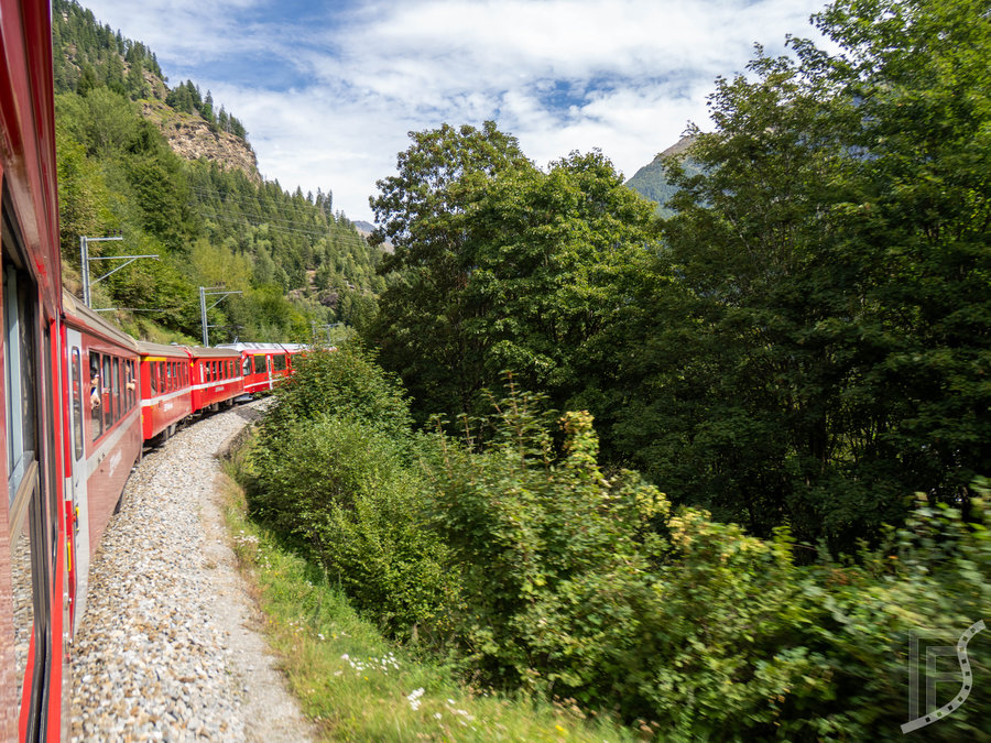 Przejazd pociągiem Bernina Express