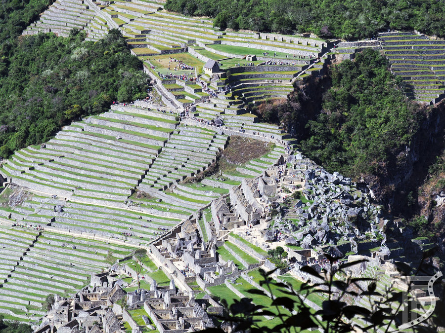 Machu Picchu widziana z Wayna Picchu