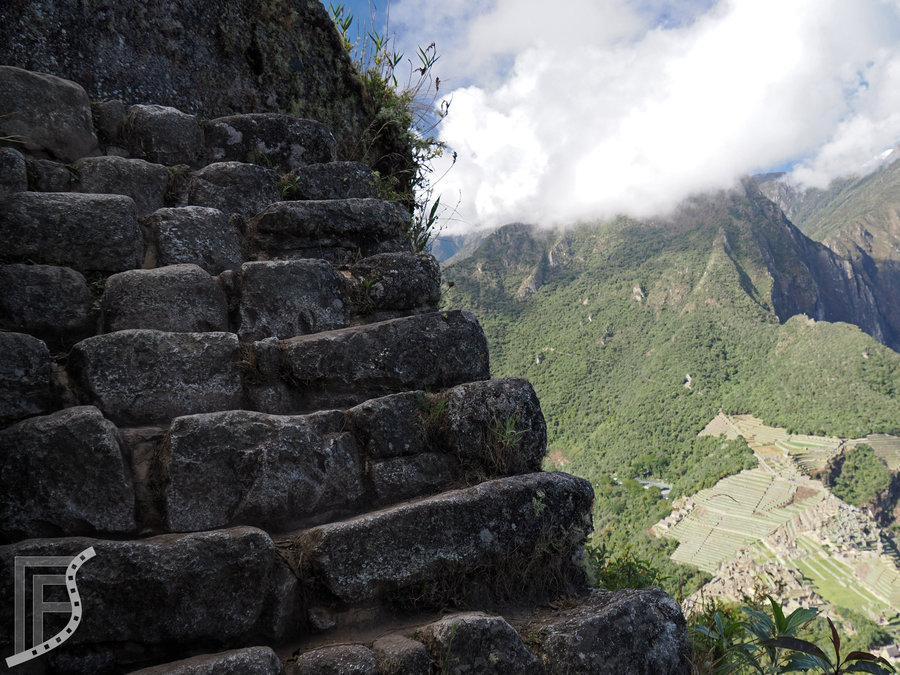 Schody na Wayna Picchu